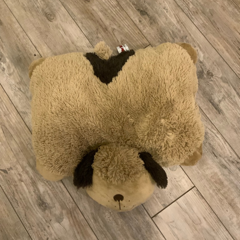 Pillow Pets Large Brown‎ Dog 18” Soft Stuffed Plush Animal  Toy Bedding